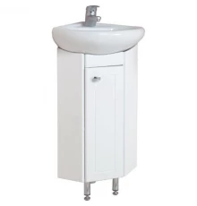 Тумба с раковиной белый глянец 33x33 см Onika Малютка 103301 + 1.3130.9.S00.10B.0