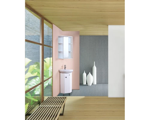 Тумба с раковиной белый глянец 33x33 см Onika Малютка 103301 + 1.3130.9.S00.10B.0