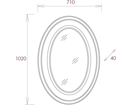 Комплект мебели белый глянец 106,5 см Onika Адель 110507 + 4640021063583 + 207030