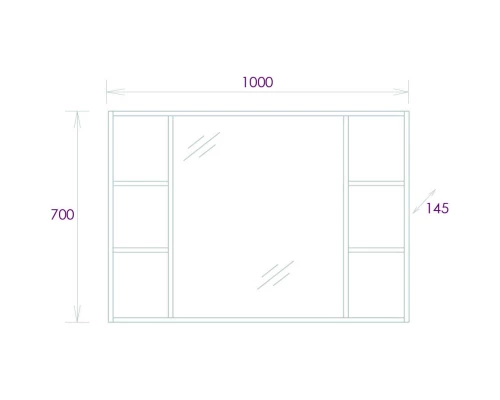 Комплект мебели дуб сонома/серый матовый 101,2 см Onika Тимбер 110010 + 4640021065204 + 210017