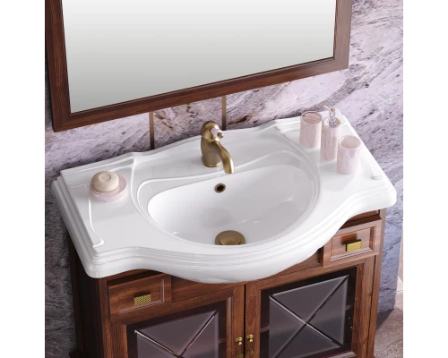 Зеркало 93,4x99,1 см светлый орех Opadiris Борджи