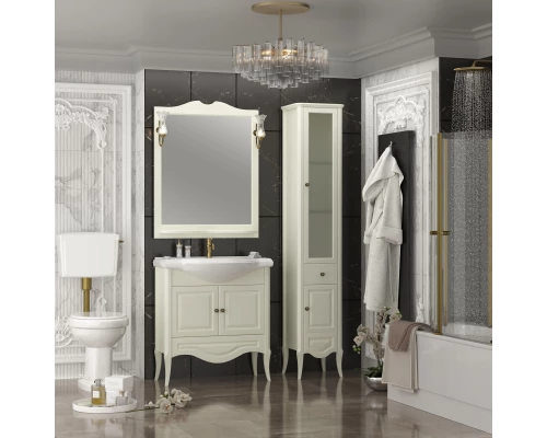 Тумба с раковиной слоновая кость 81 см Opadiris Брунелла