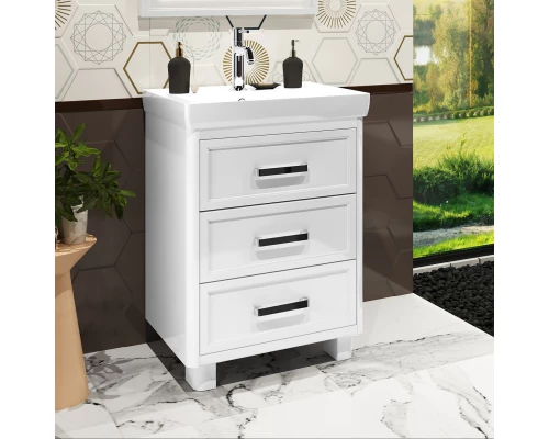 Комплект мебели белый матовый 60,5 см Opadiris Вегас