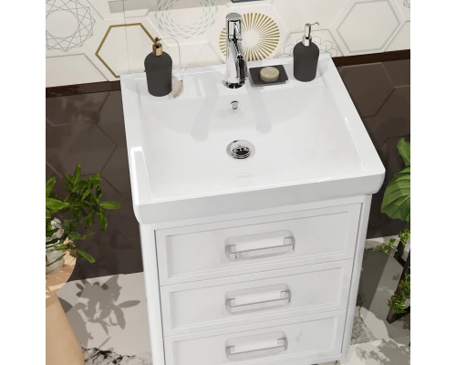 Комплект мебели белый матовый 60,5 см Opadiris Вегас