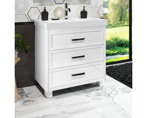 Комплект мебели белый матовый 81 см Opadiris Вегас