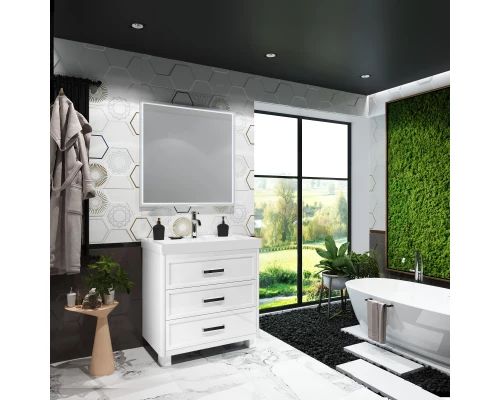 Комплект мебели белый матовый 81 см Opadiris Вегас