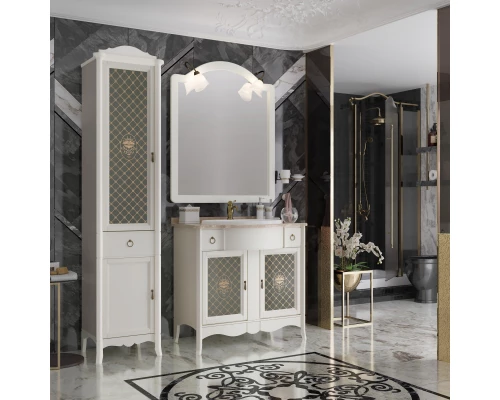 Тумба с раковиной слоновая кость 92,4 см Opadiris Виктория