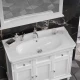 Тумба с раковиной белый матовый 105,5 см Opadiris Кантара