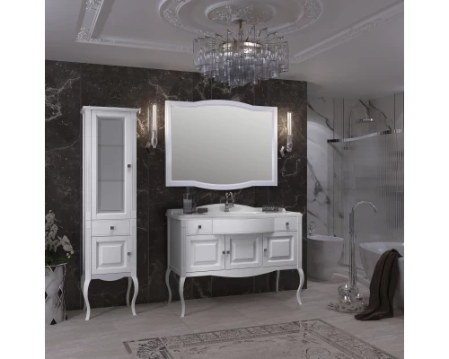 Комплект мебели белый матовый 120 см Opadiris Лаура