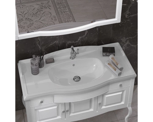 Комплект мебели белый матовый 120 см Opadiris Лаура