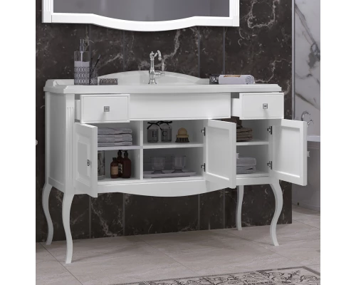 Комплект мебели белый матовый 120 см Opadiris Лаура