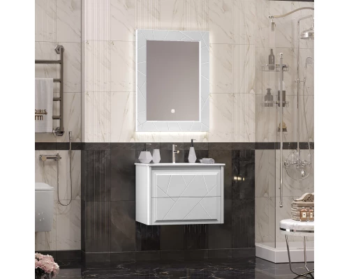 Комплект мебели белый матовый 71 см Opadiris Луиджи