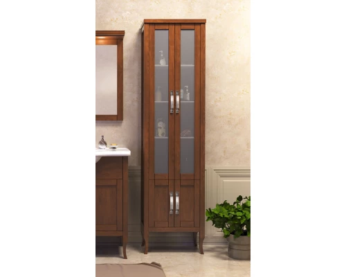 Пенал напольный светлый орех Opadiris Мираж 00-00000050