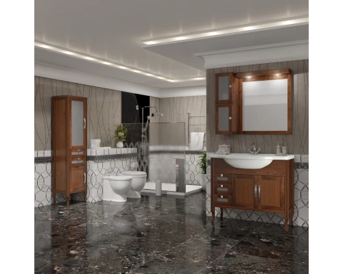 Пенал напольный светлый орех L Opadiris Мираж 00-00000053