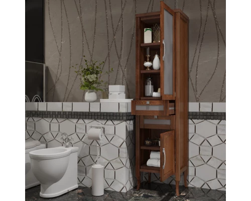 Пенал напольный светлый орех R Opadiris Мираж 00-00000054