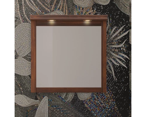 Зеркало 78x78 см светлый орех Opadiris Мираж