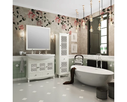 Тумба с раковиной слоновая кость 86,5 см Opadiris Омега