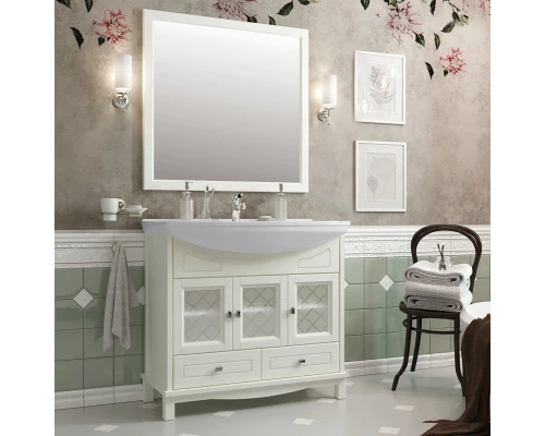 Тумба с раковиной слоновая кость 86,5 см Opadiris Омега