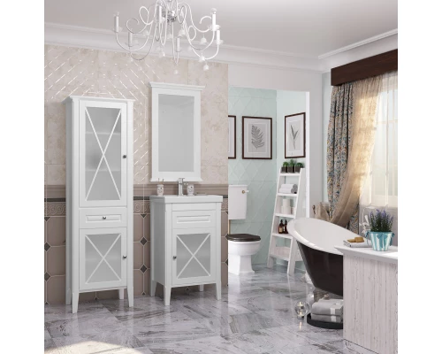 Комплект мебели белый матовый 50 см R Opadiris Палермо