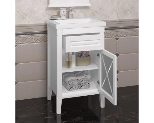 Комплект мебели белый матовый 50 см R Opadiris Палермо