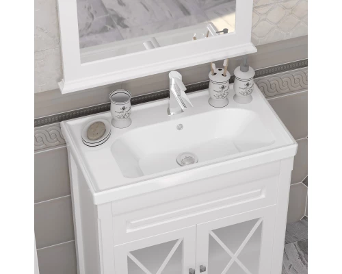 Комплект мебели белый матовый 80 см Opadiris Палермо