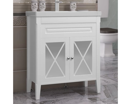 Комплект мебели белый матовый 80 см Opadiris Палермо