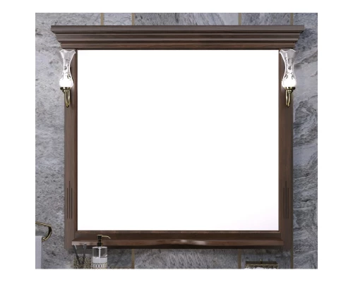 Зеркало 109x101 см орех антикварный Opadiris Риспекто