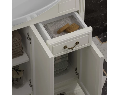 Тумба с раковиной слоновая кость 97 см Opadiris Риспекто