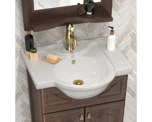 Тумба с раковиной орех антикварный 55,5 см Opadiris Риспекто