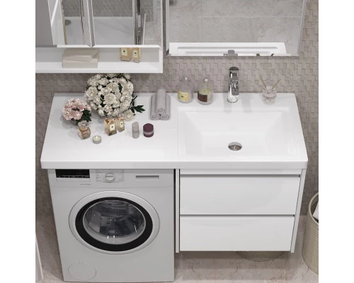 Тумба с раковиной белый 120 см R Opadiris Фреш