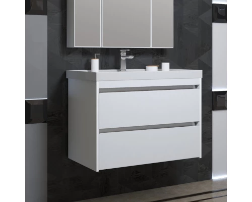 Тумба с раковиной белый 80 см Opadiris Фреш