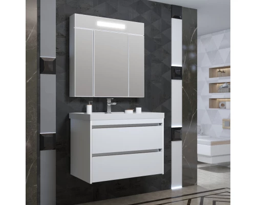 Тумба с раковиной белый 80 см Opadiris Фреш