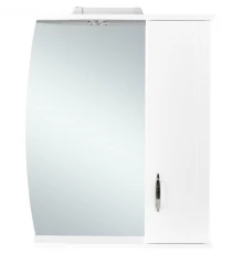 Зеркальный шкаф 60x75,2 см белый глянец Orange Софи Si-60ZS