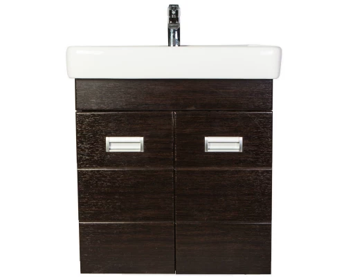 Тумба с раковиной венге 60 см Orange Таис TP2-TUV+RA