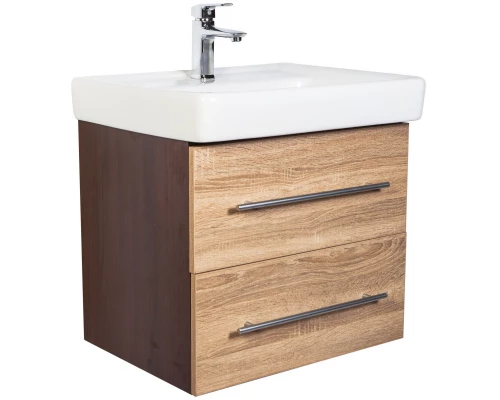 Тумба с раковиной дуб 60 см Orange Бриз Br-60TUD+RA