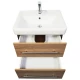 Тумба с раковиной дуб 60 см Orange Бриз Br-60TUD+RA