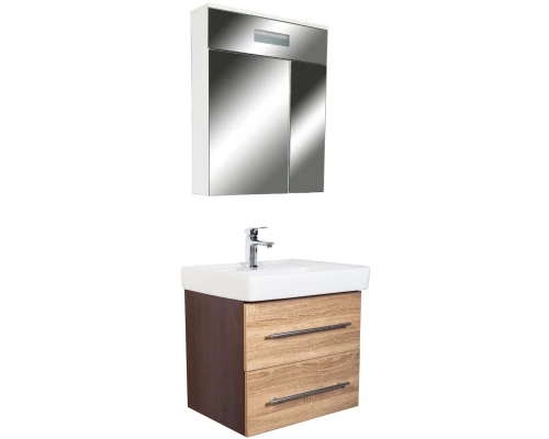 Тумба с раковиной дуб 60 см Orange Бриз Br-60TUD+RA