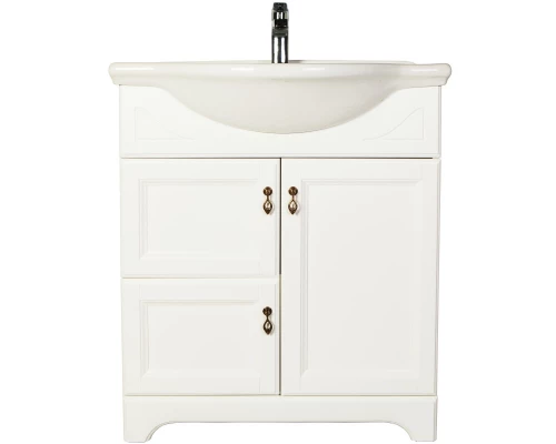 Тумба с раковиной молочный 74,5 см Orange Classic F7-75TU3