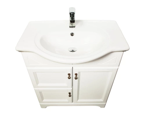 Тумба с раковиной молочный 74,5 см Orange Classic F7-75TU3