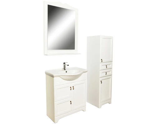 Тумба с раковиной молочный 74,5 см Orange Classic F7-75TU3