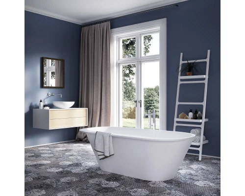 Ванна из материала SilkStone 166x81 см PAA Deco Rim VADERIS/K/00