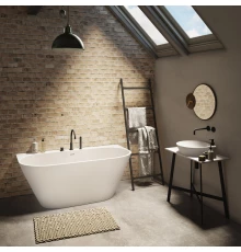 Ванна из материала SilkStone 166x81 см PAA Deco Wall VADEWAS/00