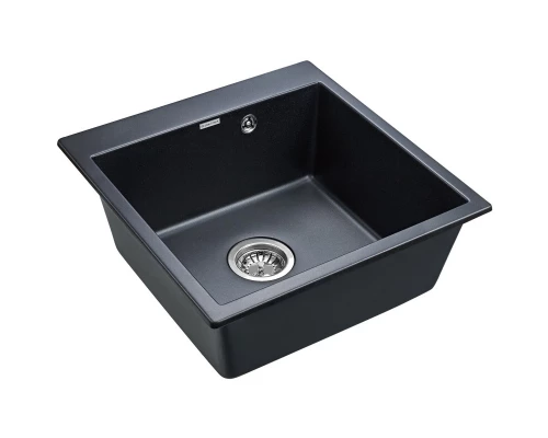 Кухонная мойка Paulmark Praktisch черный металлик PM105152-BLM