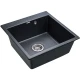 Кухонная мойка Paulmark Praktisch черный металлик PM105152-BLM