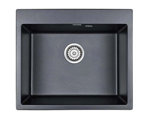 Кухонная мойка Paulmark Kante черный металлик PM106052-BLM