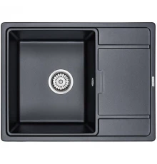 Кухонная мойка Paulmark Weimar черный металлик PM216550-BLM