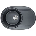 Кухонная мойка Paulmark Fittich черный металлик PM317650-BLM Кухонная мойка Paulmark Fittich черный металлик PM317650-BLM