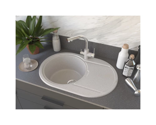 Кухонная мойка Paulmark Fittich серый PM317650-GR