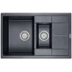 Кухонная мойка Paulmark Feste черный металлик PM237850-BLM