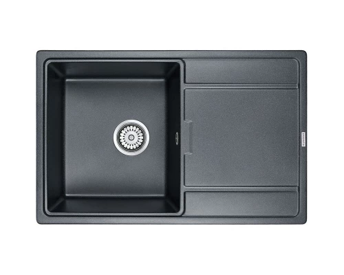 Кухонная мойка Paulmark Flugen черный металлик PM217850-BLM